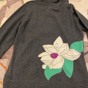 Zip up cashmere sweater